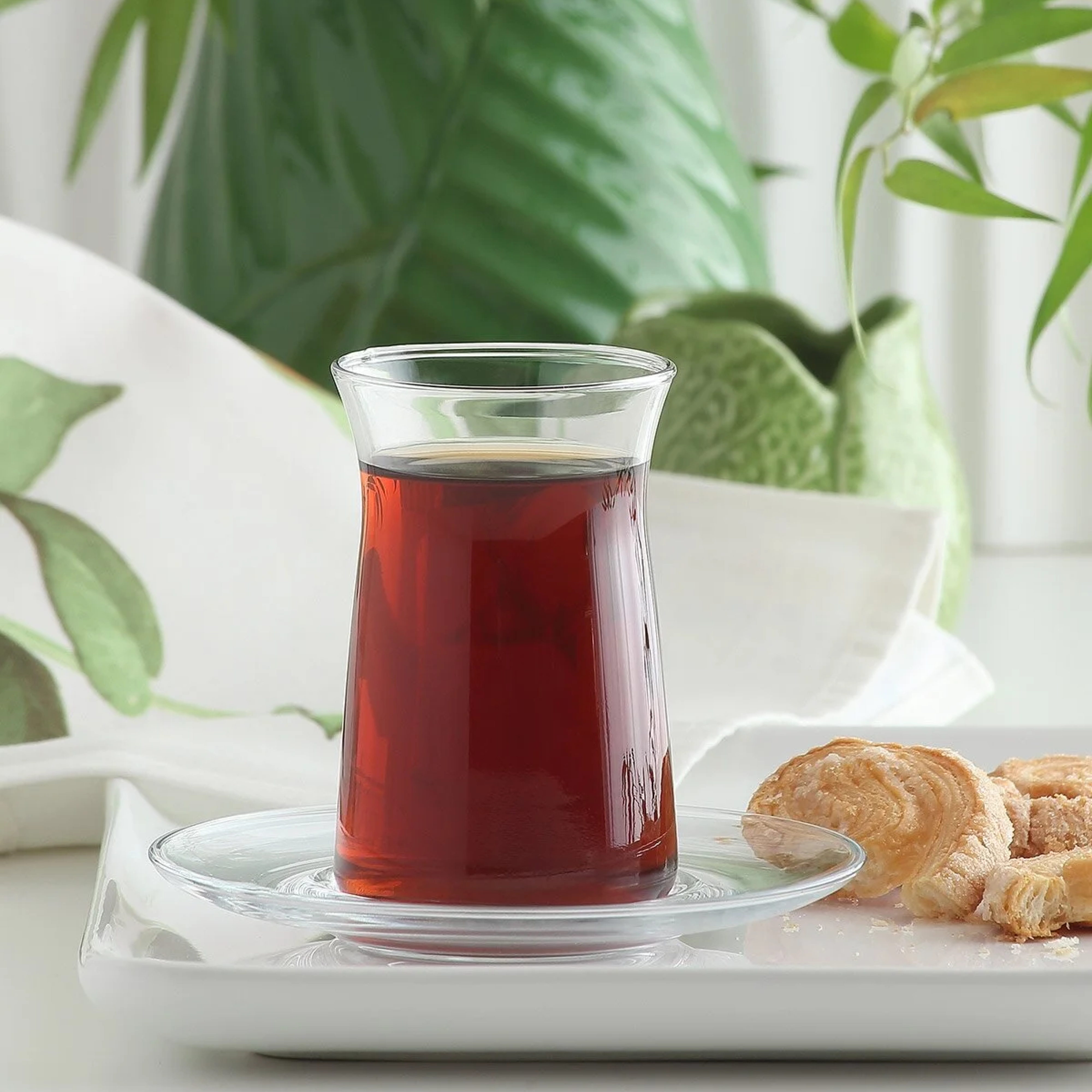 Gotë qelqi për çaj Vera (6 copë), 180 ml