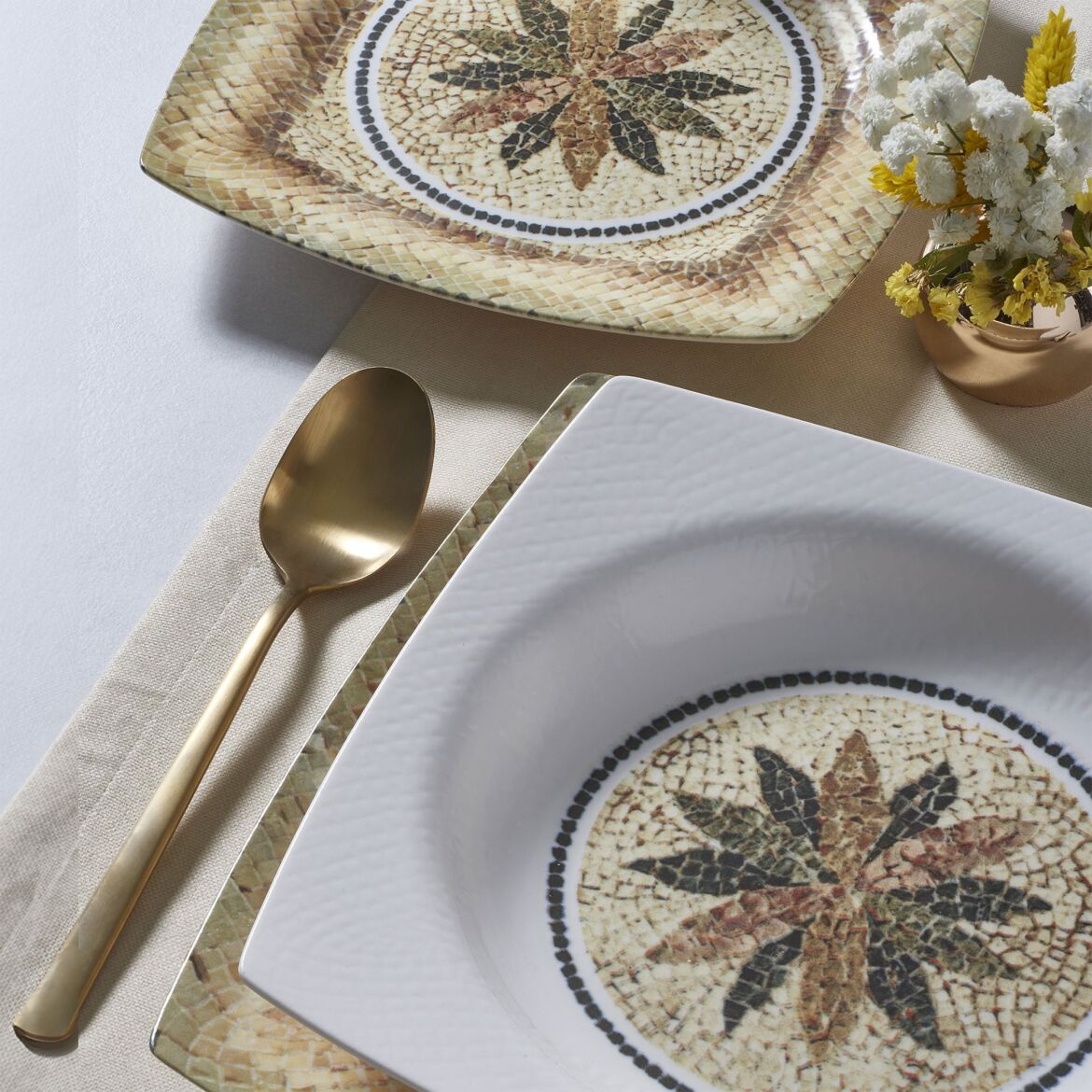 Set pjatash porcelani për 6 persona Caroline Legado (24 copë)
