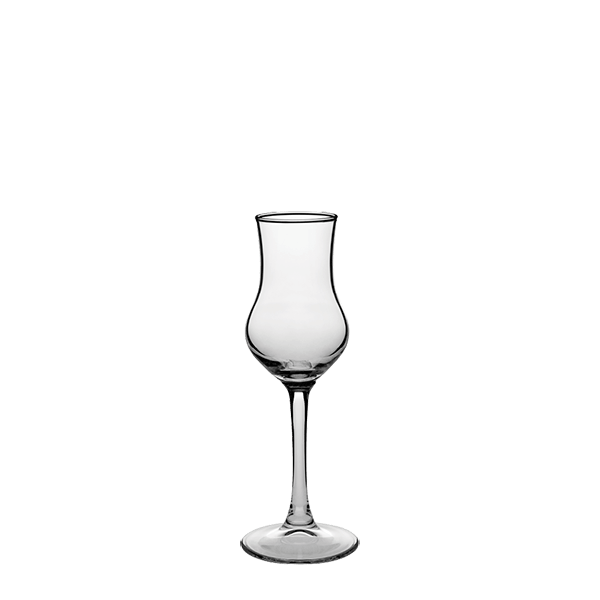 Set - Gotë qelqi për likër Grappa (6 copë), 95 mL