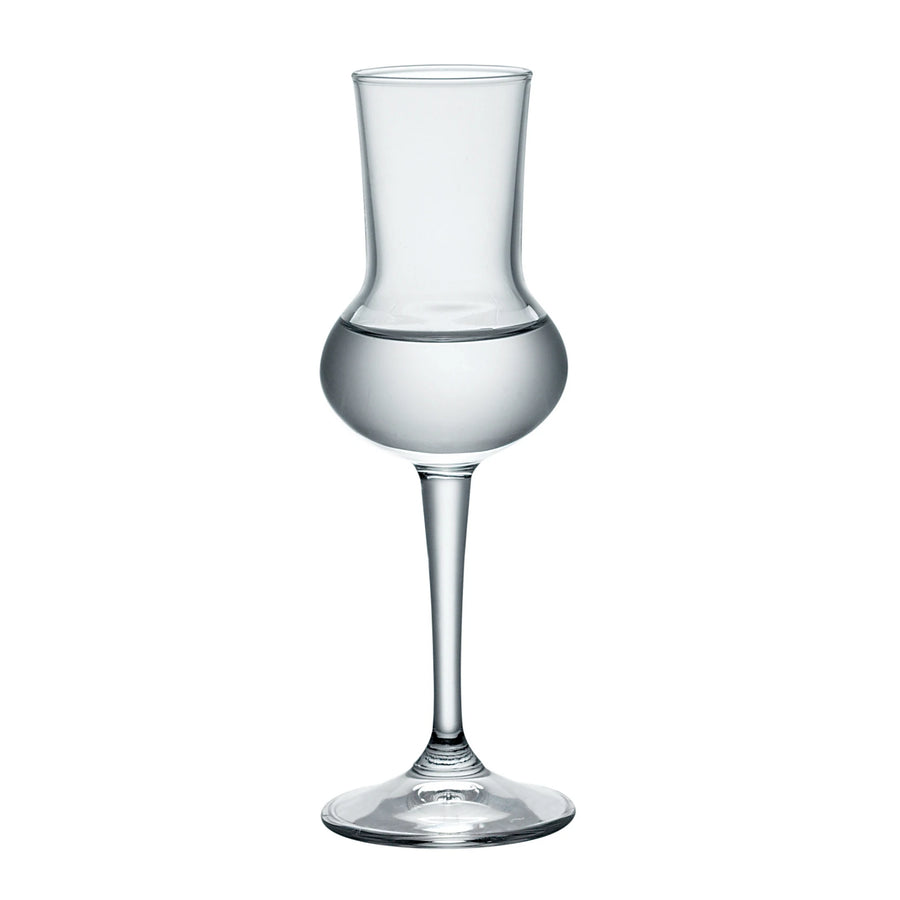 Set - Gotë qelqi për likër Grappa Riserva (6 copë), 80 mL