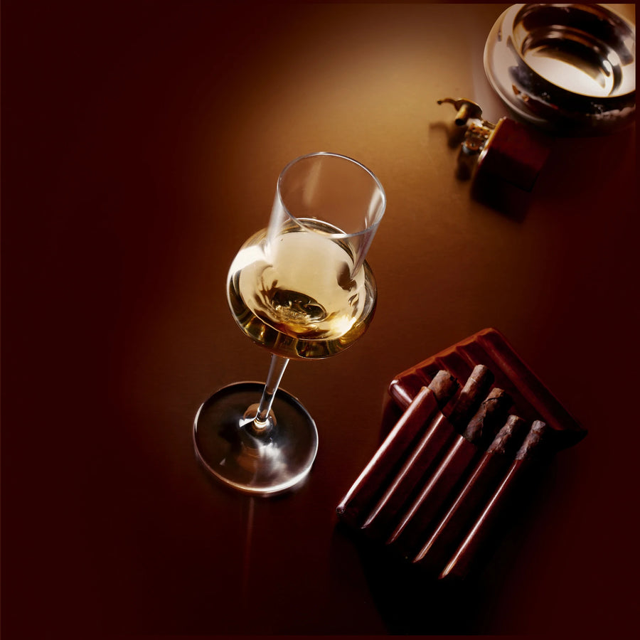 Set - Gotë qelqi për likër Grappa Riserva (6 copë), 80 mL