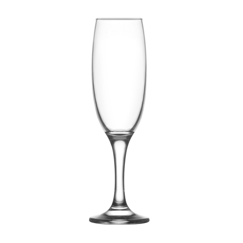 Gotë qelqi për shampanjë Empire (6 copë), 0.22 L